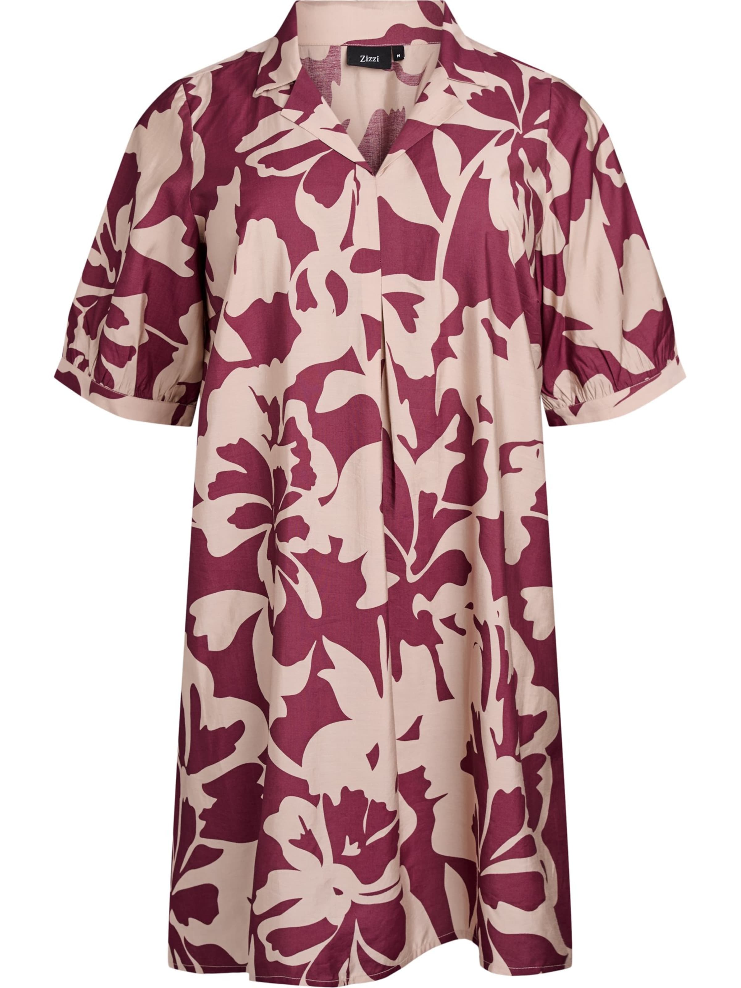 Zizzi Šaty 'Eclaru' - béžová / fialová, Produkt