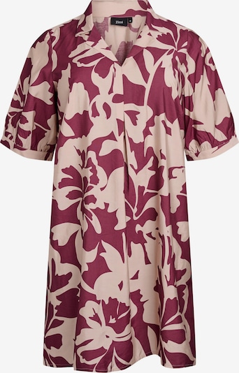 Zizzi Haljina 'Eclaru' u bež / ljubičasta, Pregled proizvoda