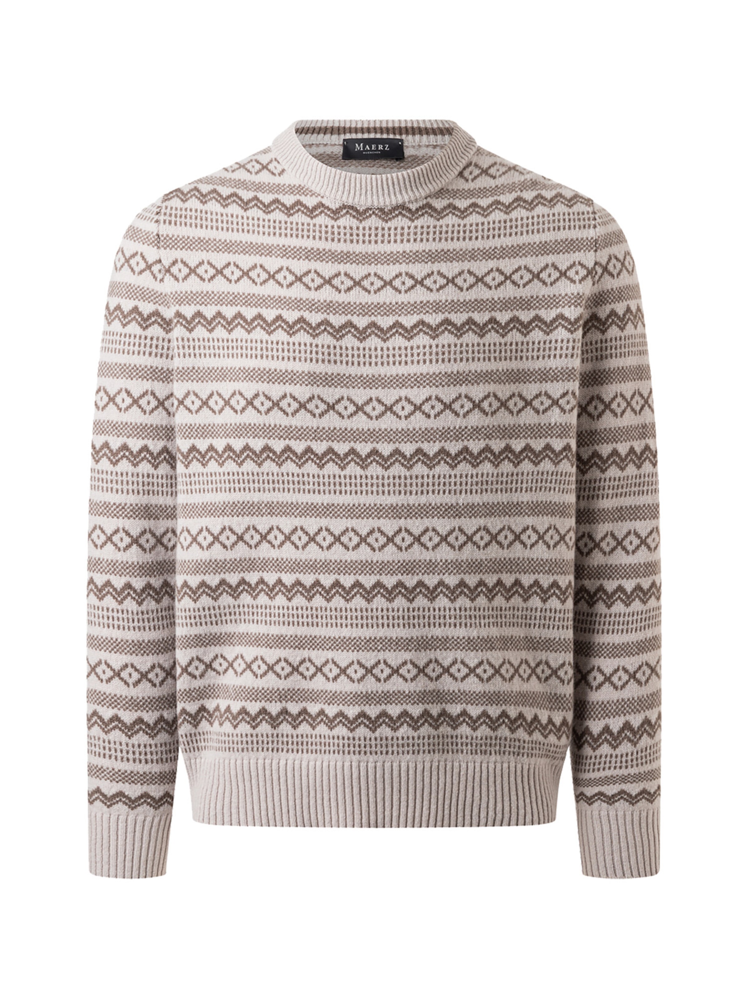 Pull-over MAERZ Muenchen en beige : devant