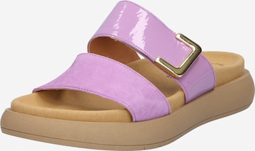 Mule GABOR en violet : devant