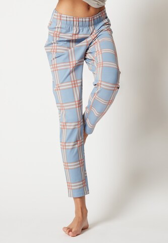 Skiny Pyjamabroek in Blauw: voorkant