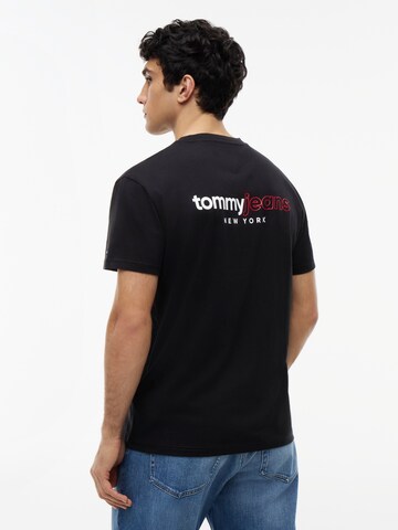 Tommy Jeans Tričko 'DNA' – černá: přední strana
