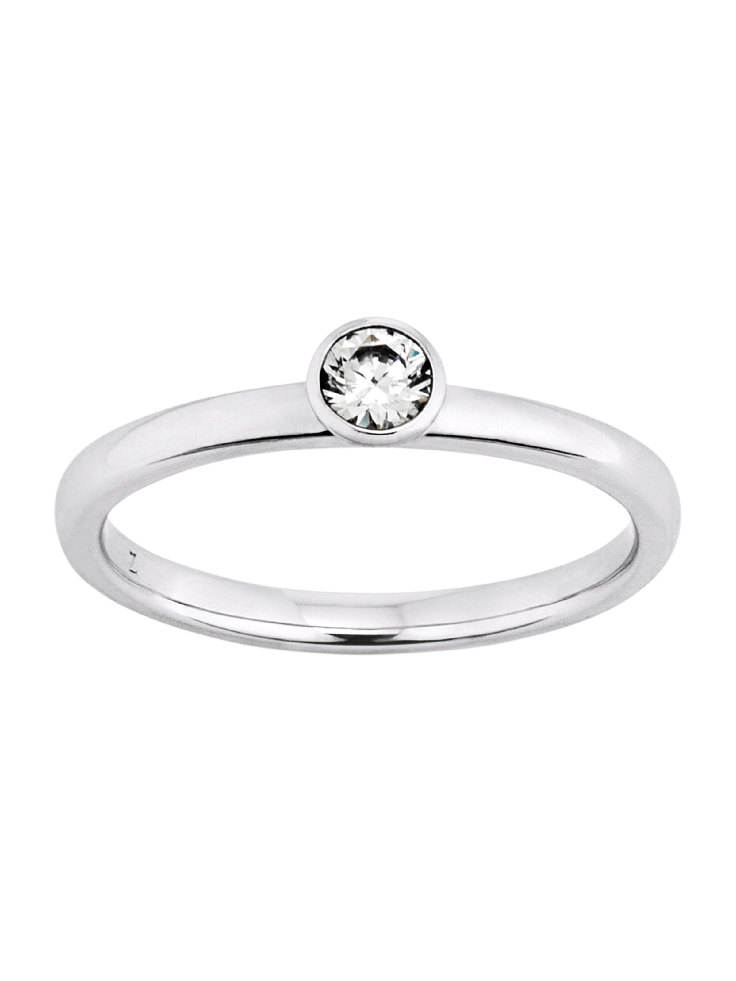 ONE ELEMENT Ring in Silber: Vorderseite