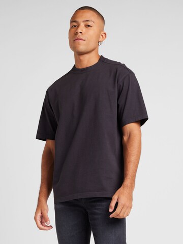 T-Shirt BOSS en noir : devant