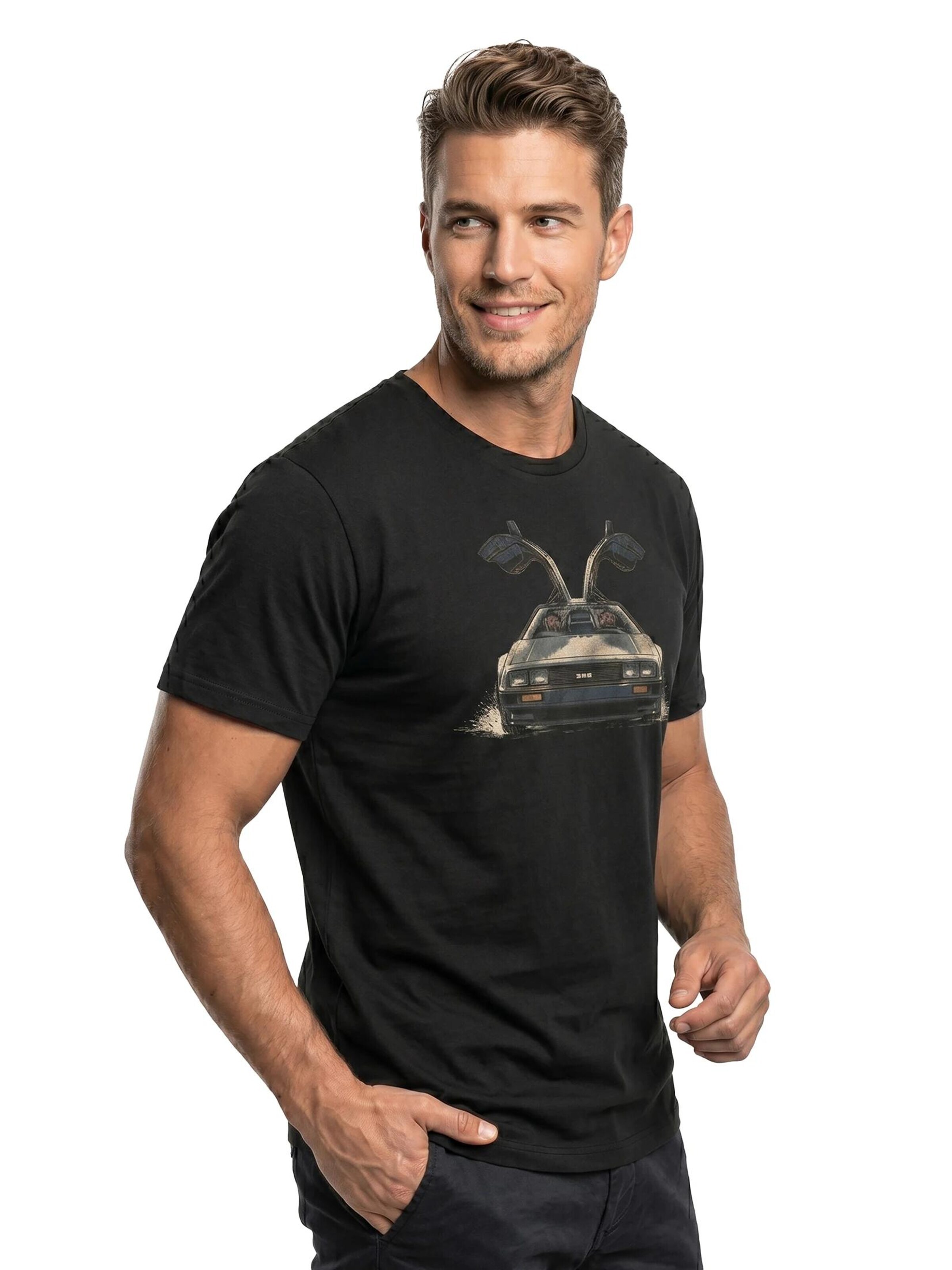 MAKAYA Shirt 'BTF Flügeltürer' in Black