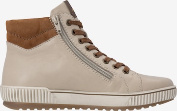 Baskets hautes REMONTE en beige : devant