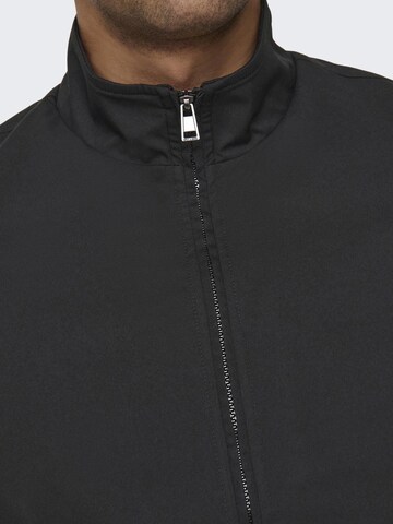 Veste mi-saison 'ONSALEXANDER' Only & Sons en noir