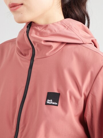 JACK WOLFSKIN Outdoorová bunda 'TERRACADE' – červená