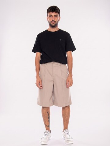 Baggy Pantalon 'ONSDAVES LOOSE TAILORED CHINCHILLA' Only & Sons en gris : devant