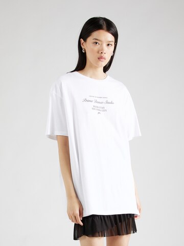PIECES T-Shirt 'PCKITTY' in Weiß: Vorderseite