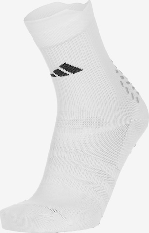 ADIDAS PERFORMANCE Athletic Socks in White: front