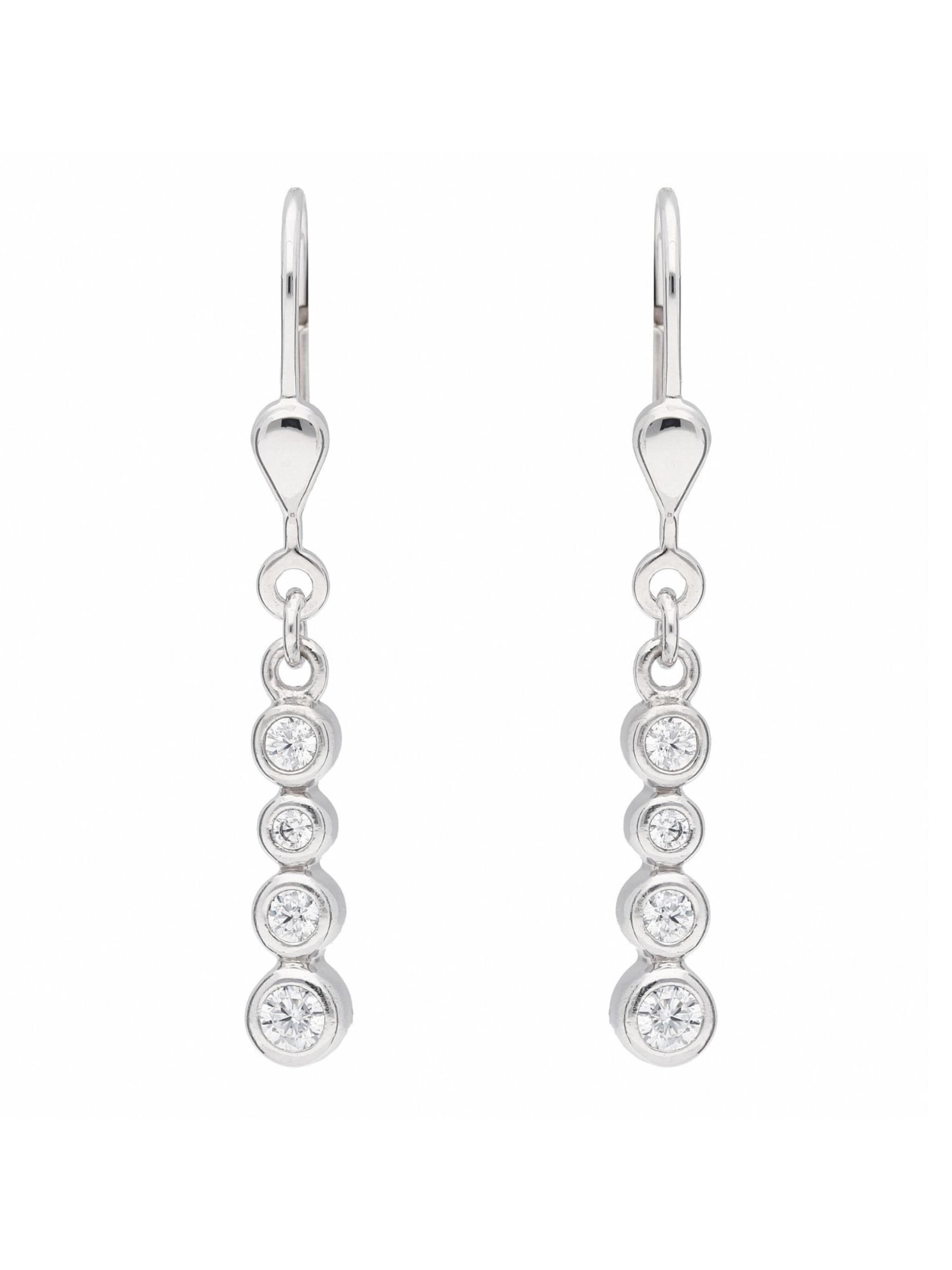 Adelia´s Earrings in Silver: front
