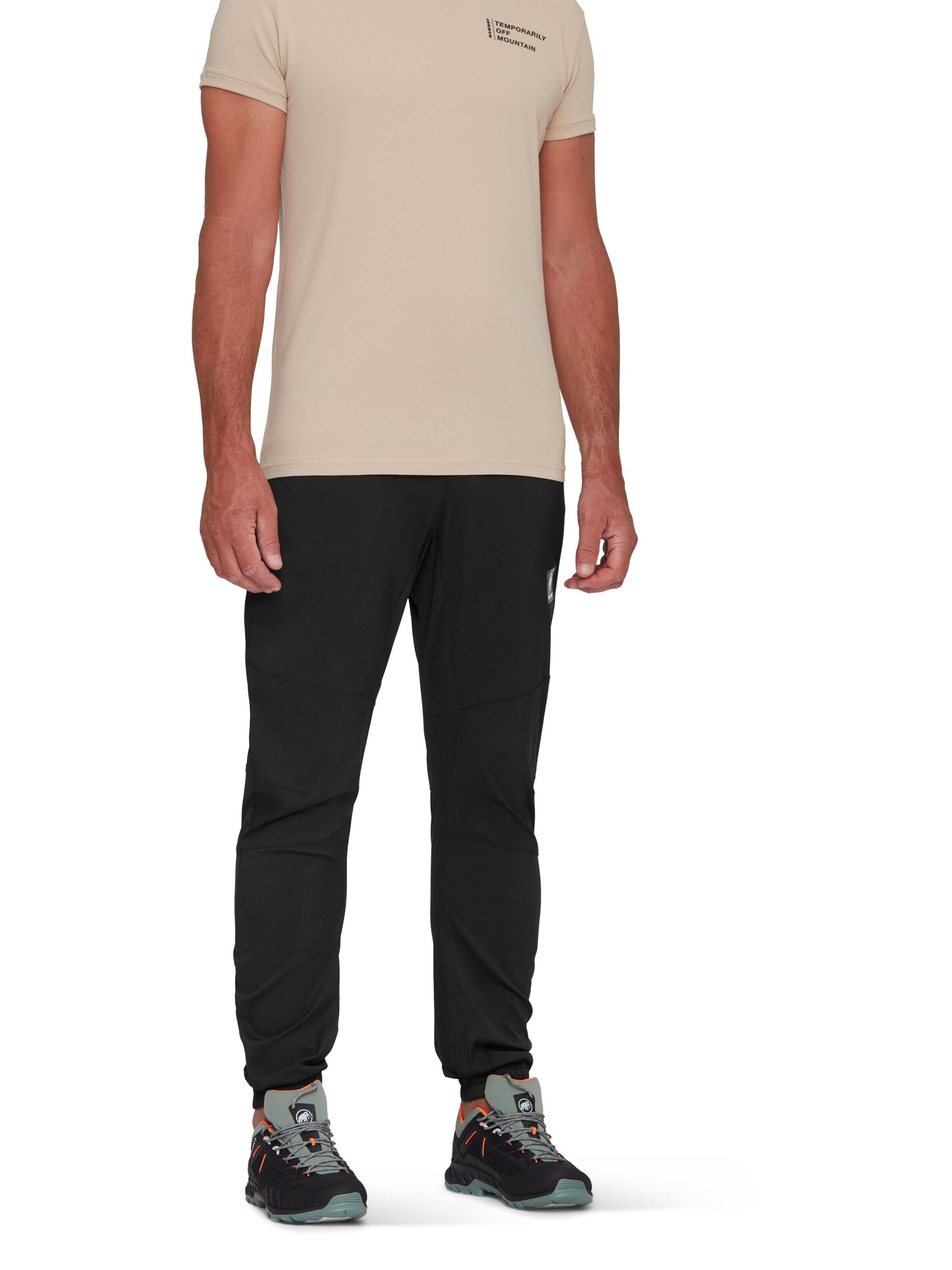 MAMMUT Tapered Outdoor Pants in Black