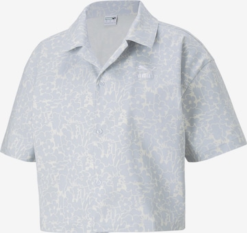 PUMA Multifunctionele blouse in Blauw: voorkant