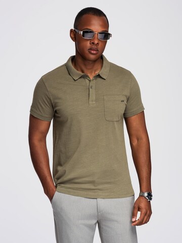Ombre Shirt in Green: front