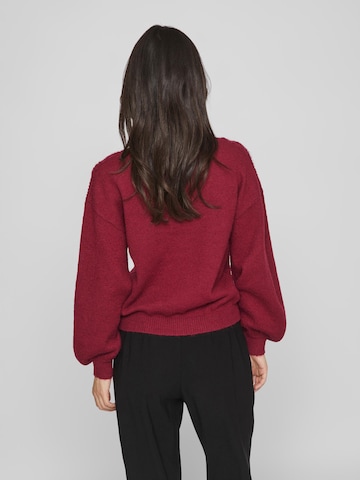 VILA Sweter 'Chinti' w kolorze czerwony