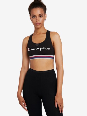 Champion Authentic Athletic Apparel Bustier Sport-BH 'Authentic' in Schwarz