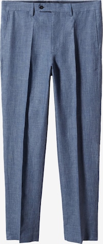 Regular Pantalon à plis 'Florida' MANGO MAN en bleu : devant