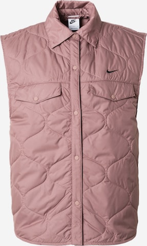 Nike Sportswear Vest 'ESSNTIAL' in Purple: front