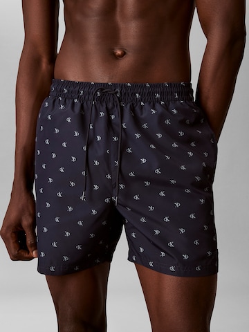 Calvin Klein Swimwear Regular Zwemshorts in Blauw