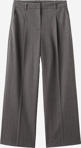 MANGO Pleat-front trousers 'GABO' in Grey: front