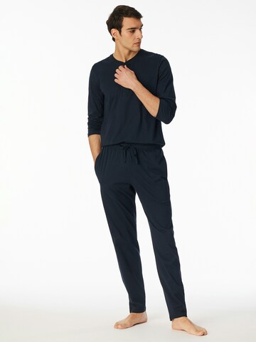 Pantalon de pyjama 'Mix + Relax' SCHIESSER en bleu
