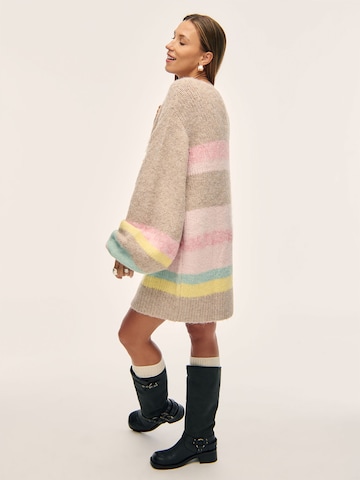 Kamila Šikl Knitted dress in Beige