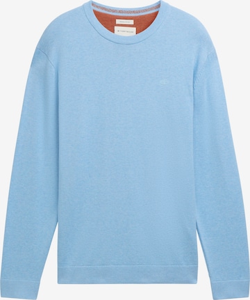 TOM TAILOR Sweater in Blue: front