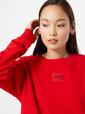 HUGO Sweatshirt 'Nakira' in Rot