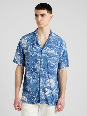Comfort fit Camicia 'Classic Camper Shirt' di LEVI'S ® in blu: frontale