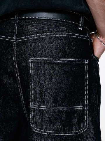 Pull&BearWide Leg/ Široke nogavice Traperice - crna boja
