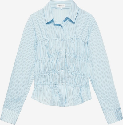 Pull&Bear Pusero koossa XS värissä vaaleansininen / valkoinen, Tuotenäkymä