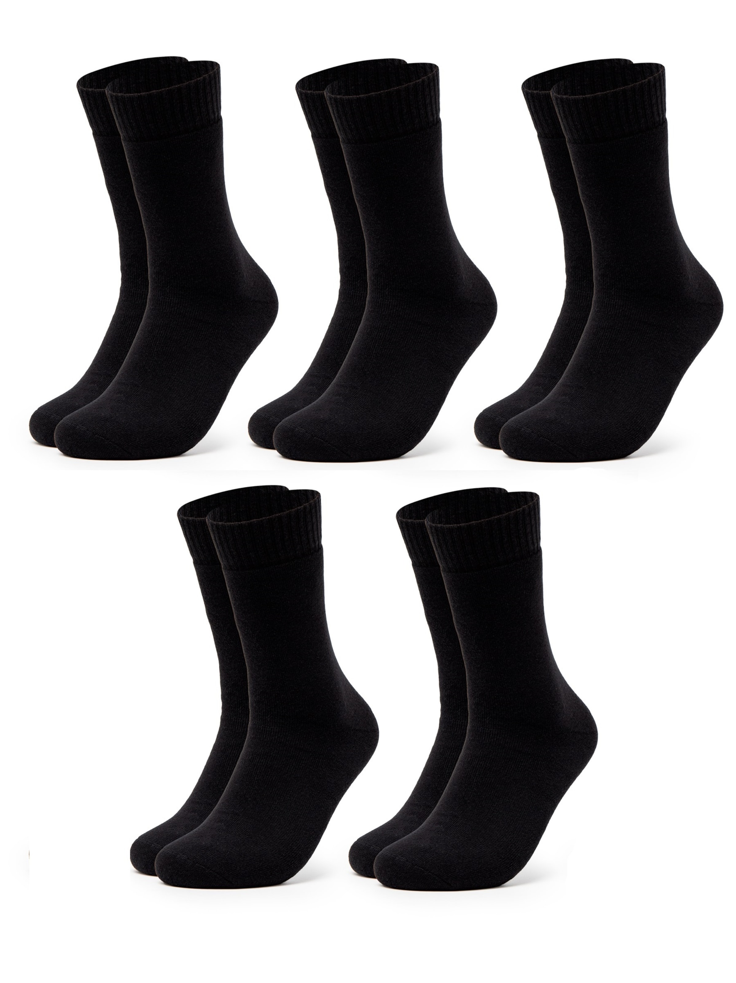 Occulto Socks 'Bambus Mika' in Black: front