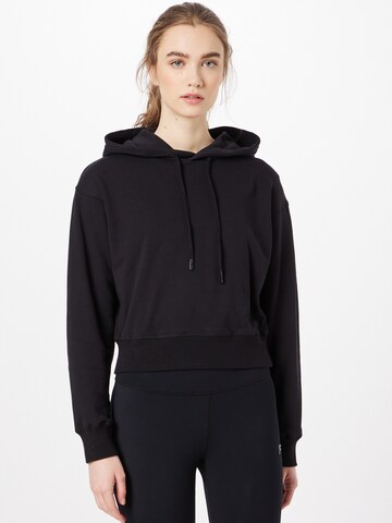 BJÖRN BORG Athletic Sweatshirt in Black: front