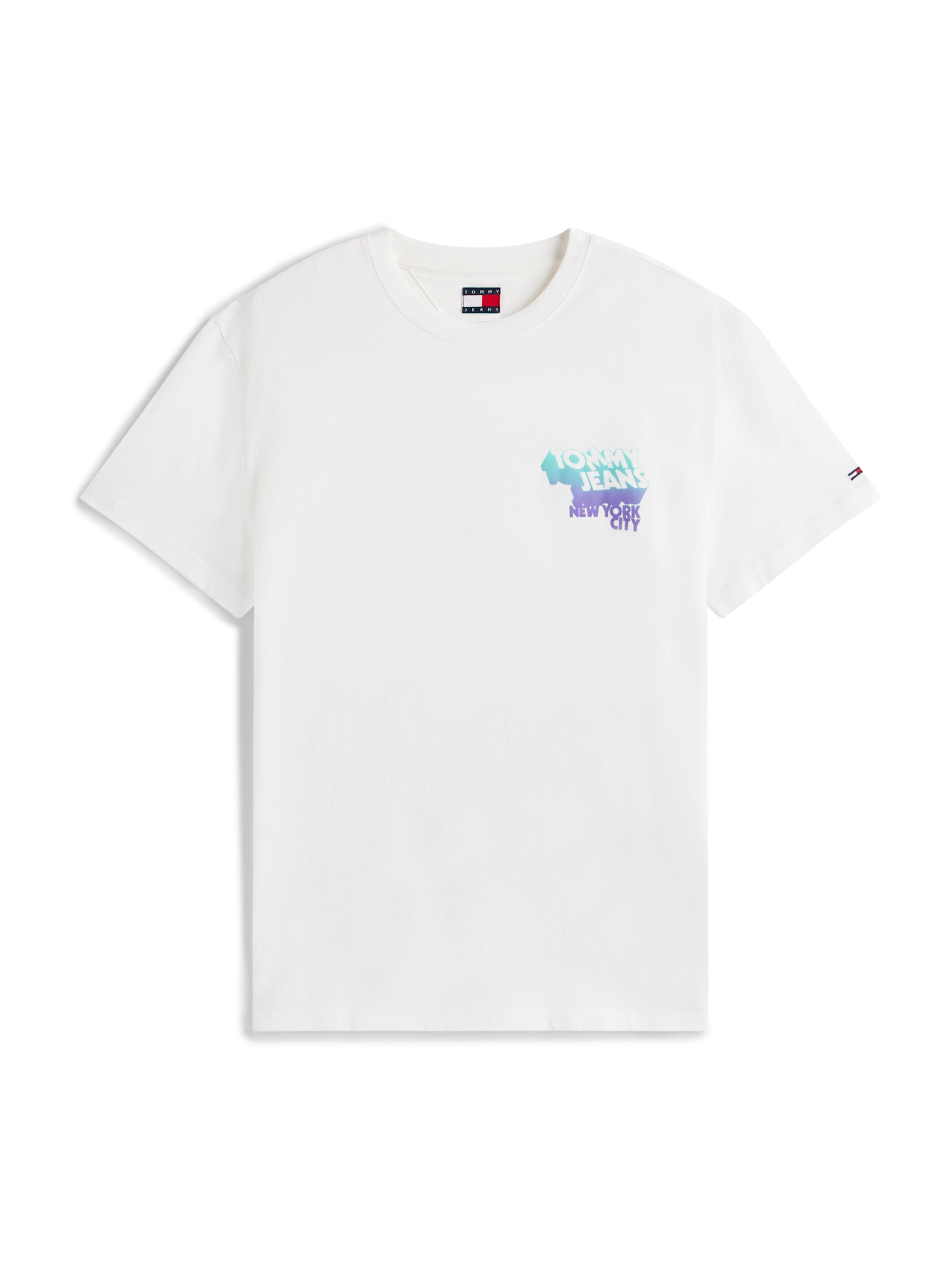 Tricou de la Tommy Jeans pe alb: față