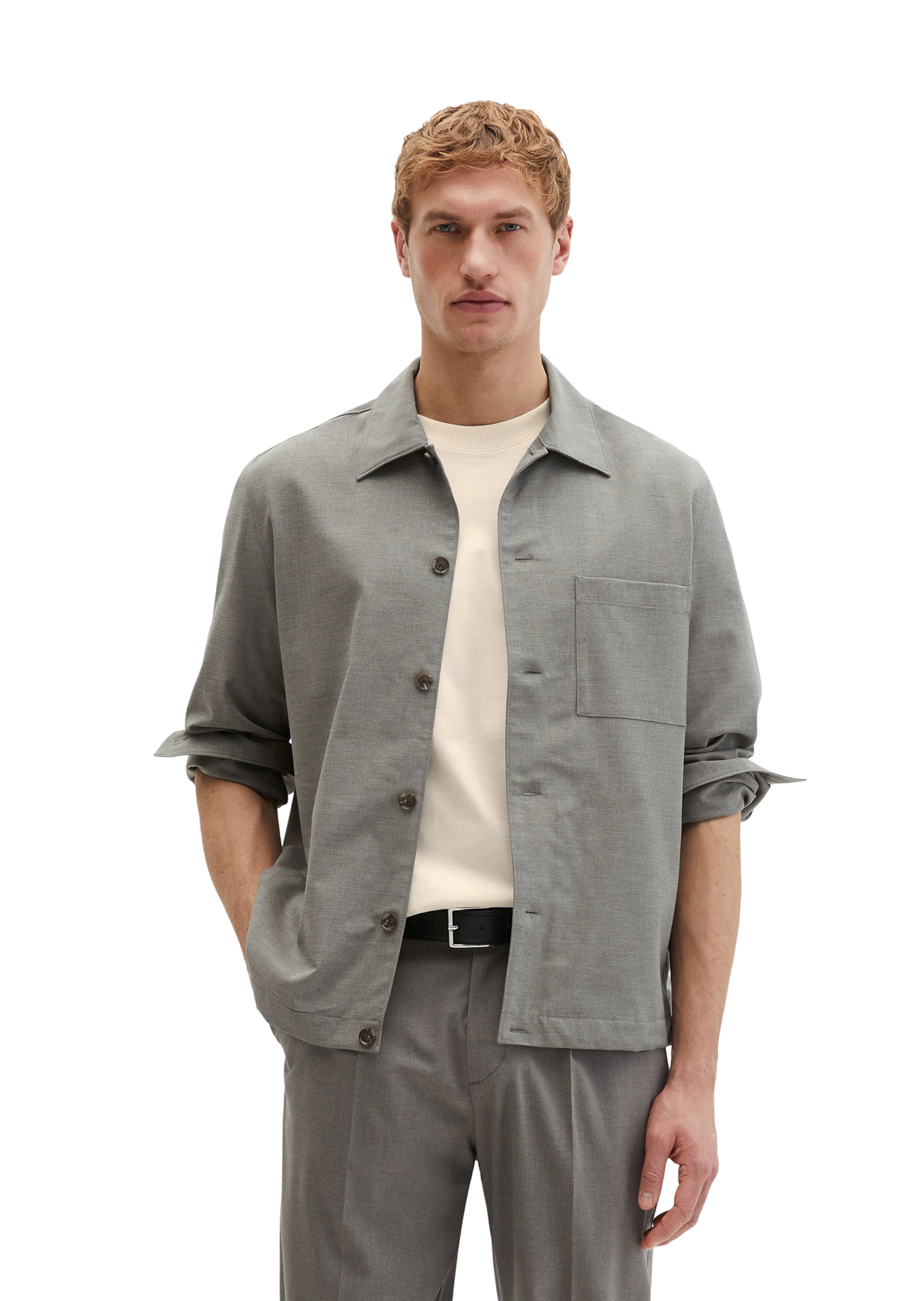Marc O'Polo Between-season jacket in Grey: front