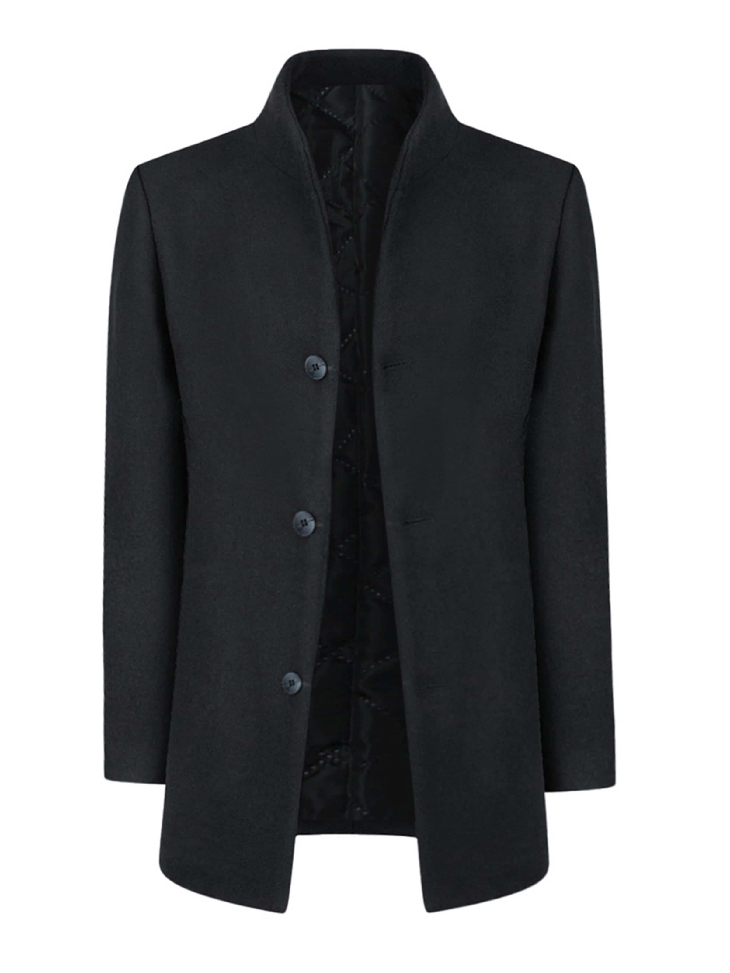 Youthup Wintermantel‌‌‌‌‌‌ in Schwarz: Vorderseite