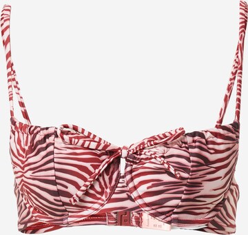 Hunkemöller Balconette Bikinitop 'Brazil' in Rot: predná strana