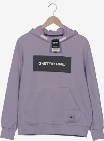 G-Star RAW Sweatshirt & Zip-Up Hoodie in L in Purple: front