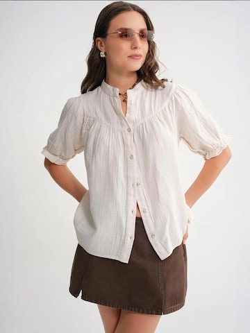 Camicia da donna di MixRay in bianco