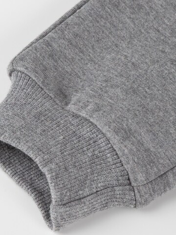 SIGIKID Regular Pants 'Sweathose Blue & Bright' in Grey