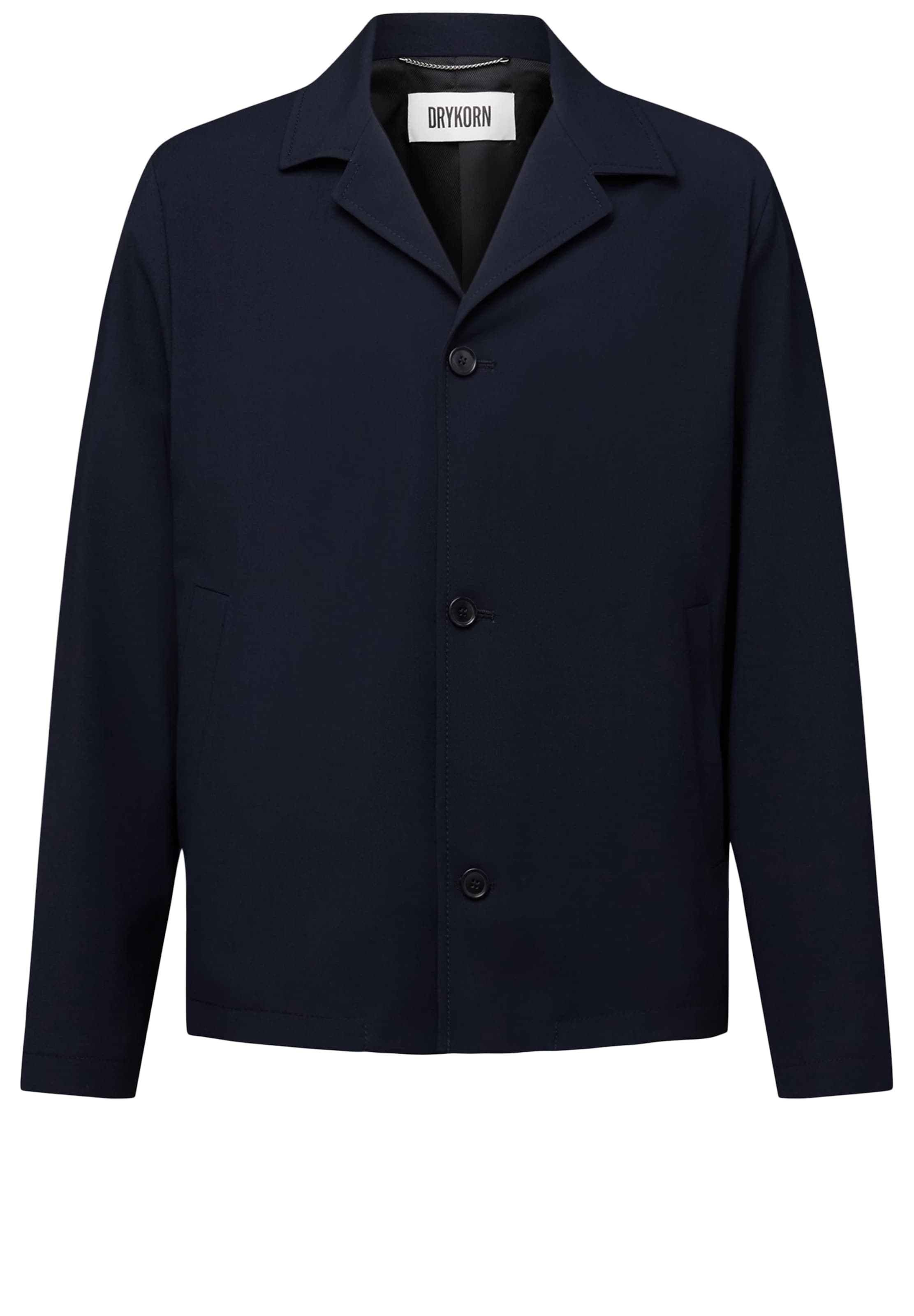 DRYKORN Comfort fit Button Up Shirt ' Louvin ' in Blue: front
