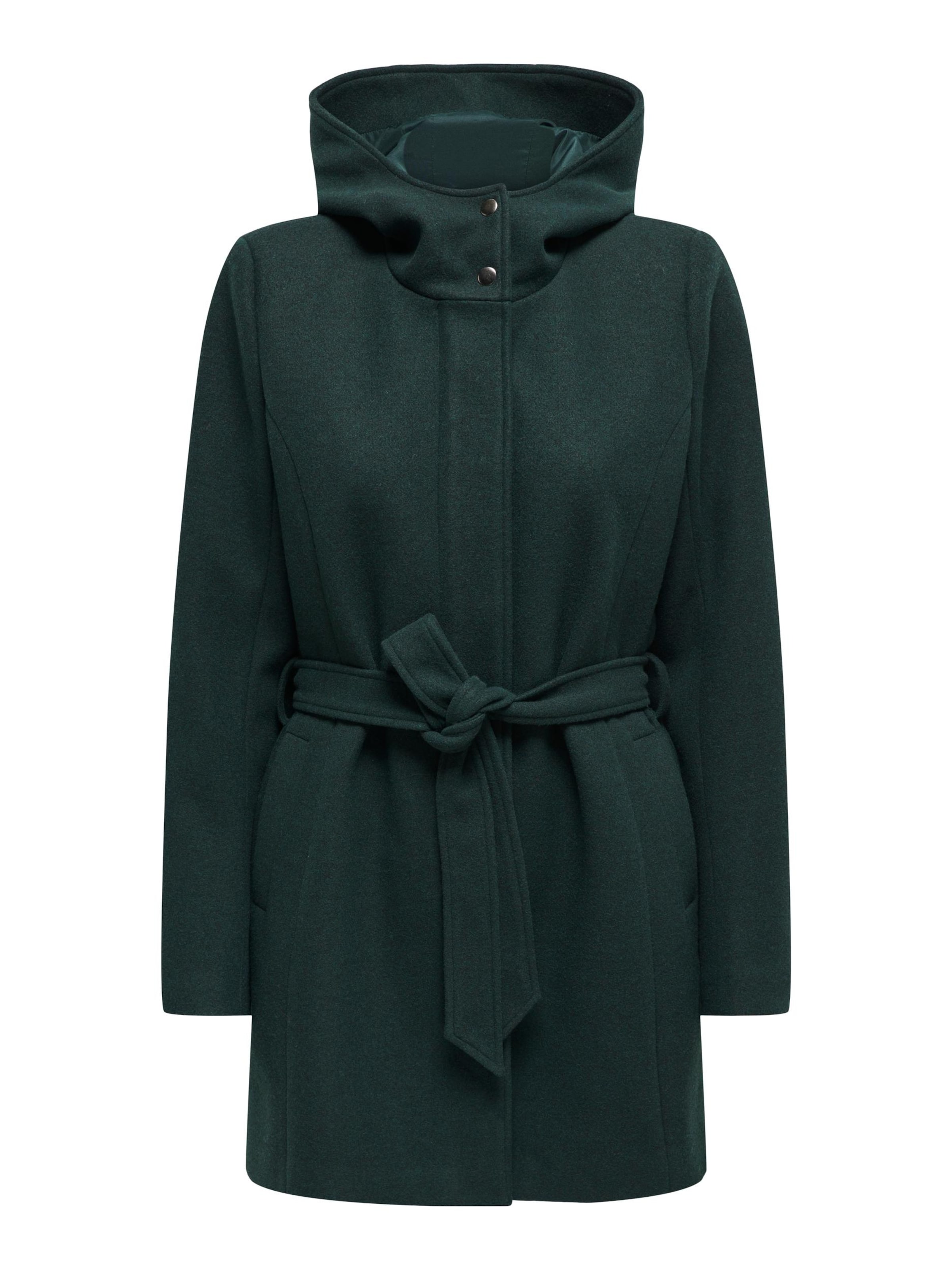 Cappotto di mezza stagione 'EMMA' di ONLY in verde: frontale