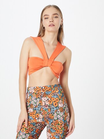 Top di Nasty Gal in arancione: frontale