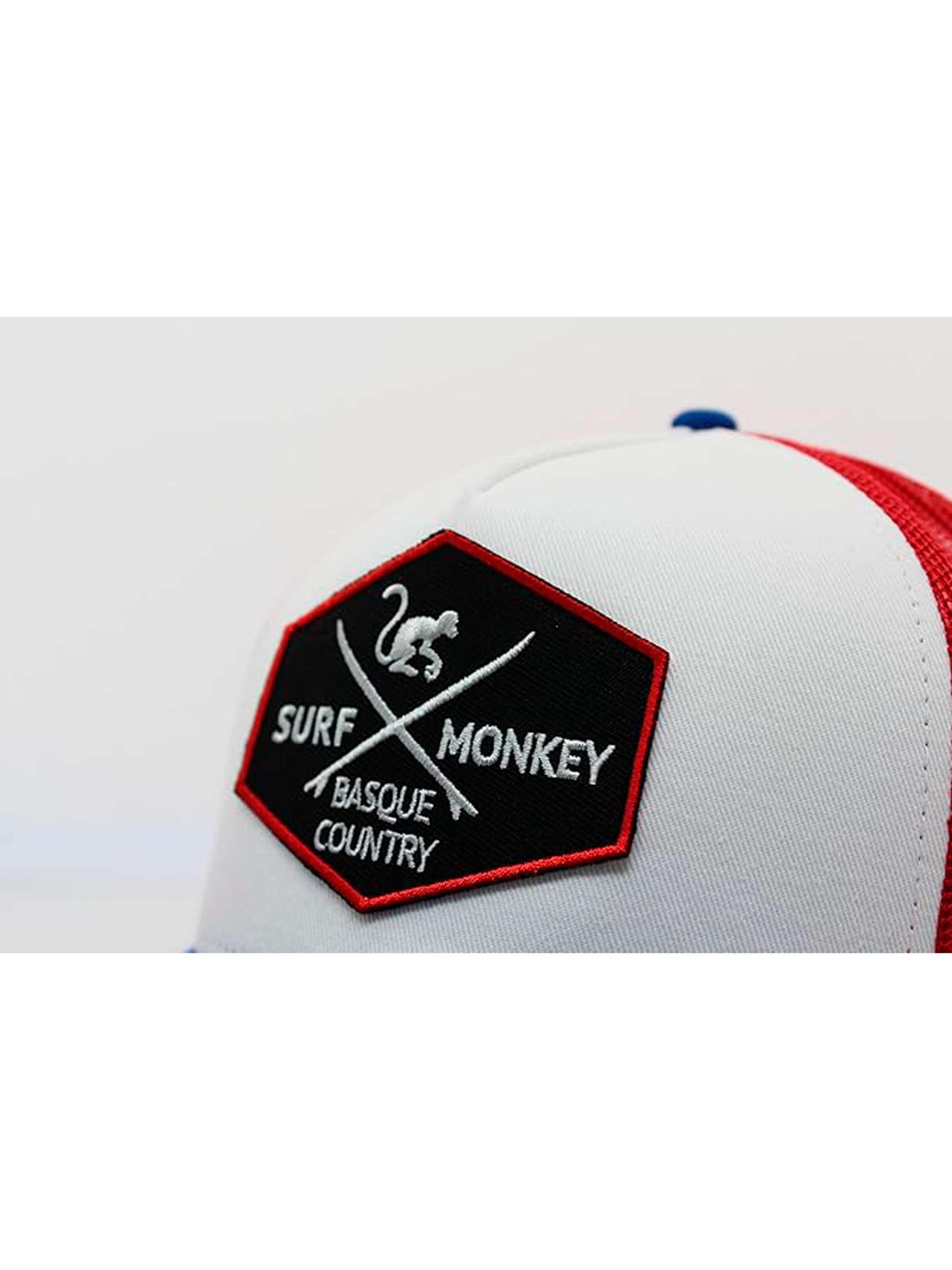 Surf Monkey Athletic Cap in Red