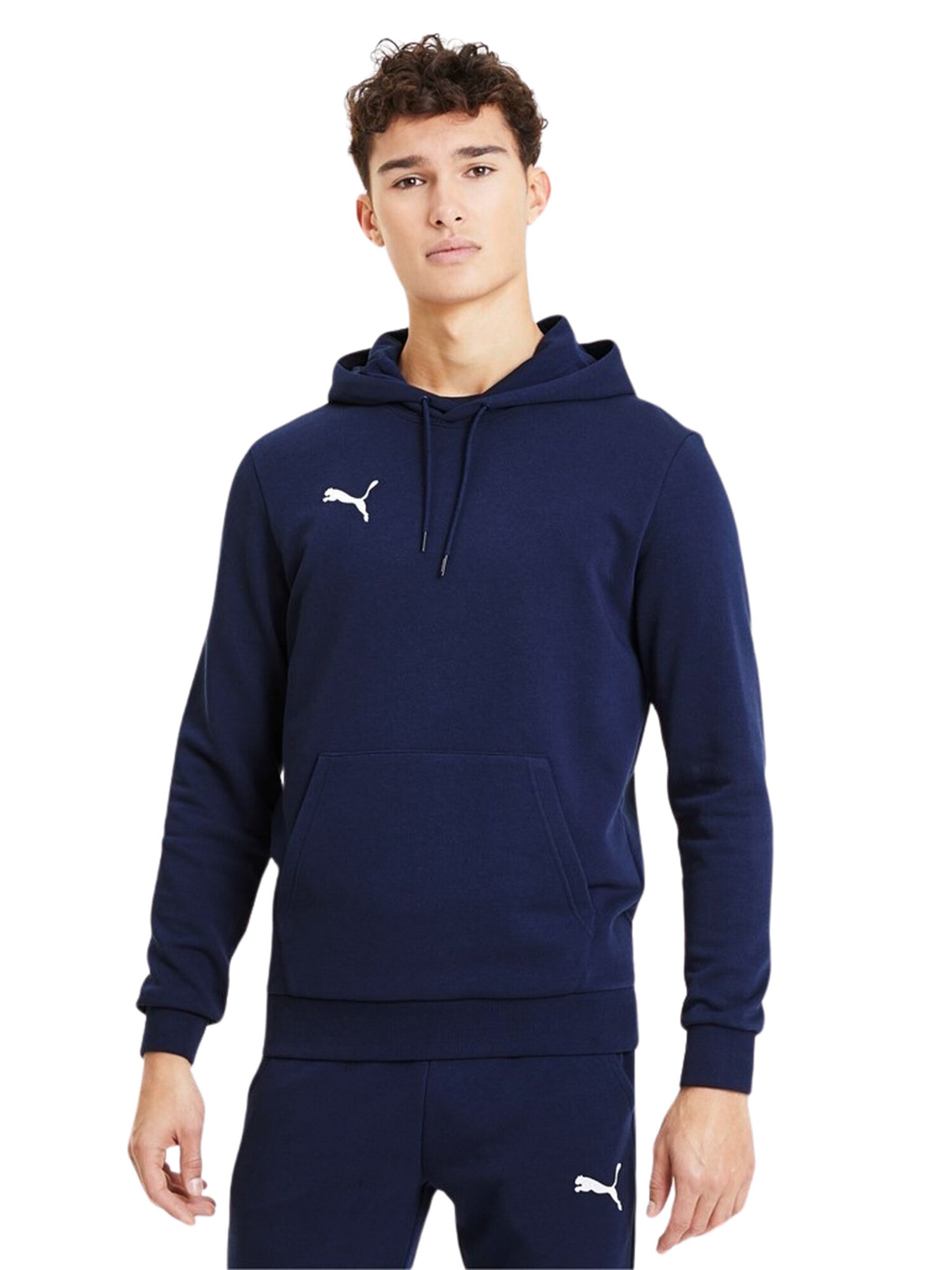 PUMA Sports sweatshirt 'Team Goal 23' in Blue: front