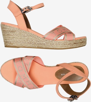 TOMMY HILFIGER Sandalen 37 in Pink: Vorderseite