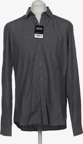 DKNY Button Up Shirt in XL in Grey: front