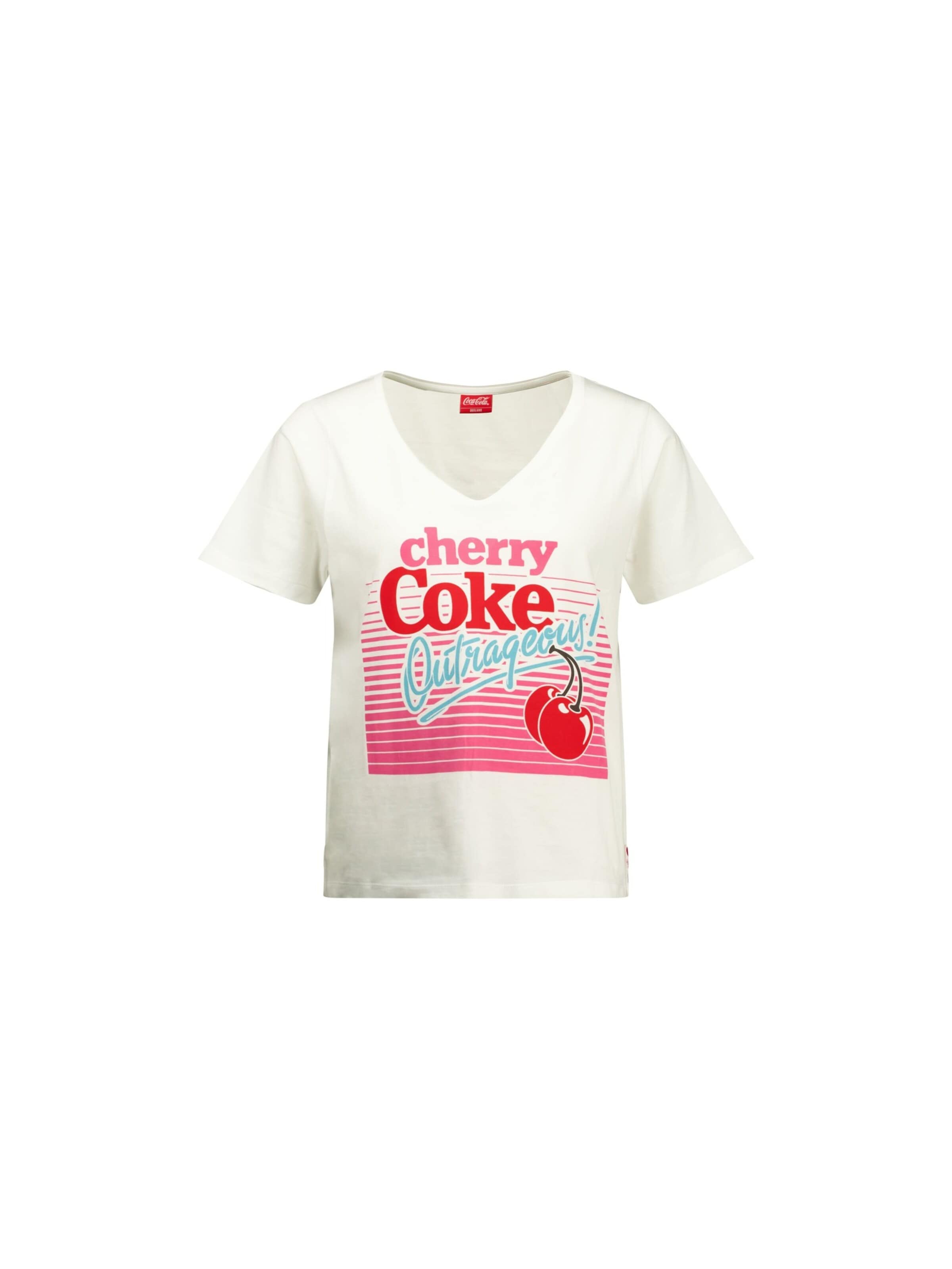 Deeluxe T-Shirt 'Eighties' in Weiß: Vorderseite