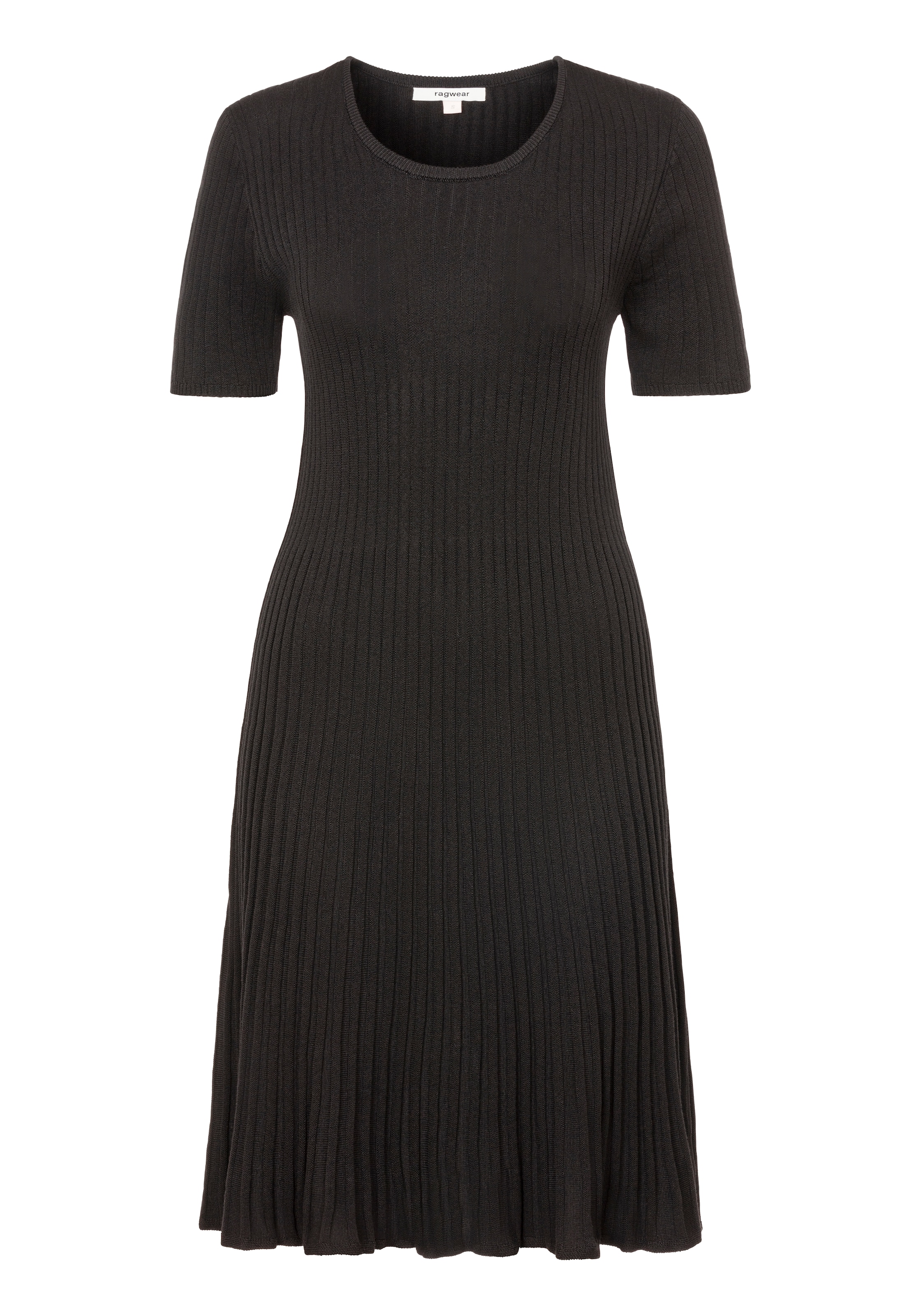 Ragwear Kleid in Schwarz: Vorderseite